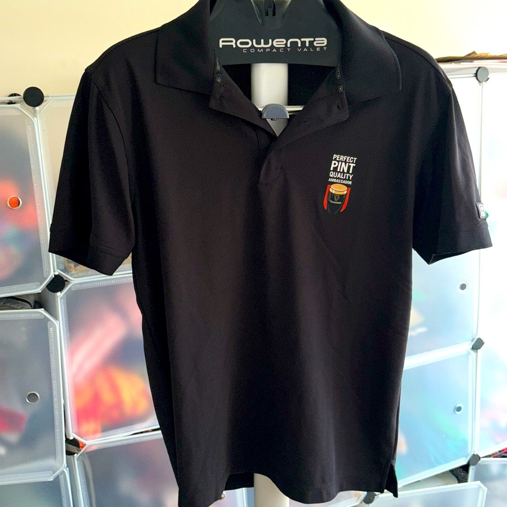 Ogio Black Polo w/ Guinness logo